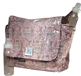 Logan Messenger Diaper Bag in Frenchie