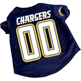 Officially Licensed by the NFL - San Diego Chargers Dog Football Jersey - X-Large (XL)