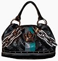 Baby Phat Purse Handbag Black Signature Logo