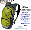 DEIMOS II 20L green RUCKSACK Trinksystem Multifunktion Biker 2014