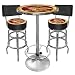 Trademark Ultimate Budweiser Gameroom Combo - 2 Bar Stools and Table, Black