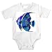 Onesie with aquatic, angelfish, fish, animal