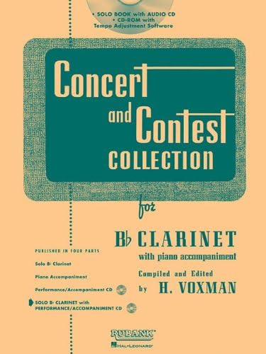 Concert and Contest Collection for Bb Clarinet Book/Online Media (Rubank Educational Library, 144)