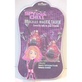 Spy Chix Bracelet Walkie Talkie Set RED 51lFkkdyc L. SL500 AA280 Spy Chix Bracelet Walkie Talkie Set RED