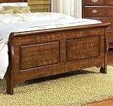 Cherry Lane II Sleigh Queen Footboard (Autumn Cherry)