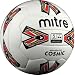 Mitre Cosmic 18p Football - White/Red Size 3