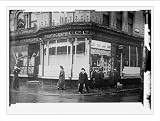 Newswire Photo (L): (March 1912) Damage done by London Suffragettes