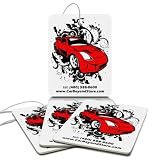 CarBeyondStore-Red Car Air Freshener, 3 Pack
