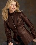 Fitted leather jacket