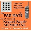 Pad Mate� Keypad Repair Membrane for the Panasonic KX-TGA400B KX-TGA200B Cordless Handset