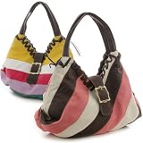 Oversized Trista Huge Hobo - Multi-Color or Pink and Brown