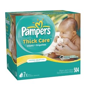 Pampers ThickCare Unscented Wipes Refill - 7x Box - 504 Count