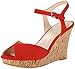 Nine West Women's Bigeasy Suede Wedge Sandal