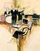 All That Jazz I by Karen Dupre. Size 22.00 inches width by 28.00 inches height. High Quality Art Poster Print