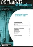 Constitution fran�aise du 4 octobre 1958