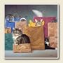 Bag Ladies Kittens, Set of 4 Absorbent Ceramic Coasters