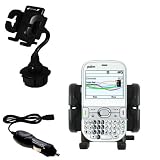 Gomadic for the PalmOne Palm Centro - PalmOne Palm Centro Auto Cup Holder with Car Charger - Uses Gomadic TipExchange