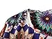 VOBAGA Women's Sun Flowers Pattern Printed Loose Batwing Chiffon Blouse T-Shirt M Sunflower