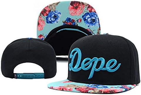 You Love Black Cool Adjustable Snapback Hip-hop Baseball DOPE Cap Hat Unisex (Blue)
