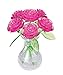 BePuzzled Original 3D Crystal Jigsaw Puzzle - Pink Roses in Vase DIY Assembly Brain Teaser, Fun Model Toy Gift Flower Decoration for Adults & Kids Age 12 and Up, 44 Pieces (Level 2)
