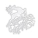 Merry Christmas Cutting Dies Stencil Deer Metal Template for DIY Paper Card 1 Pc