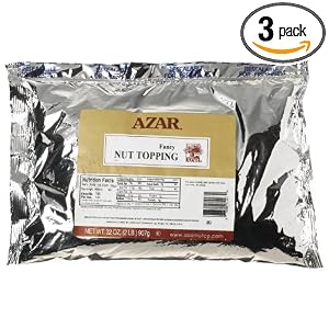 Azar Nut Company Nut Topping (no Peanuts), Fancy Mixed Nuts, 32-Ounce Resealable Bags... by Azar Nut Company