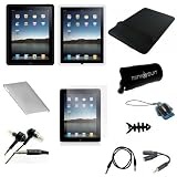 11 Item Accessory Bundle for Apple iPad Tablet 3G 16GB, 32GB, 64GB skin case, sleeve cover, earphone, screen protector, crystal case, 3.5 MM Aux cable 51lGHyTgppL. SL160 11 Item Accessory Bundle for Apple iPad Tablet 3G 16GB, 32GB, 64GB skin case, sleeve cover, earphone, screen protector, crystal case, 3.5 MM Aux cable