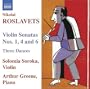 Nikolai Roslavets: Violin Sonatas; Three Dances