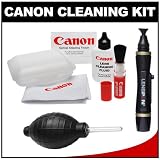 Canon Optical Lens and Digital SLR Camera Cleaning Kit with Brush, Microfiber Cloth, Fluid, Tissue, LensPen and Hurricane Blower for EOS ~ Canon