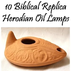 Amazon.com: Lot - 10 Biblical Replica HERODIAN OIL LAMPS from Israel