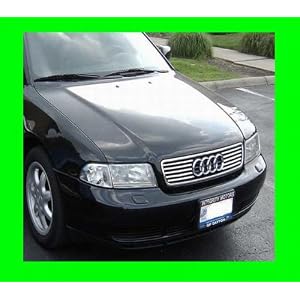 1996-2005 AUDI A4 S4 UPPER CHROME GRILL GRILLE KIT 1997 1998 1999 2000 2001 2002 2003 2004 96 97 98 99 00 01 02 03 04 05 B5 B6 TURBO CONVERTIBLE AVANT SPORT QUATTRO