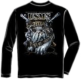 Long Sleeve Never Retreate Never Surender - Military T-Shirt