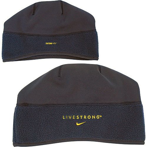 Nike LIVESTRONG Therma-Fit Thermal Running Skully Skullcap Black