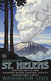 Northwest Art Mall 11 x 17 Poster Mount St. Helen's Eruption by Paul A. Lanquist