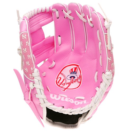Wilson WTA02RB16 MLB Team TBall Youth Baseball Glove (New York Yankees