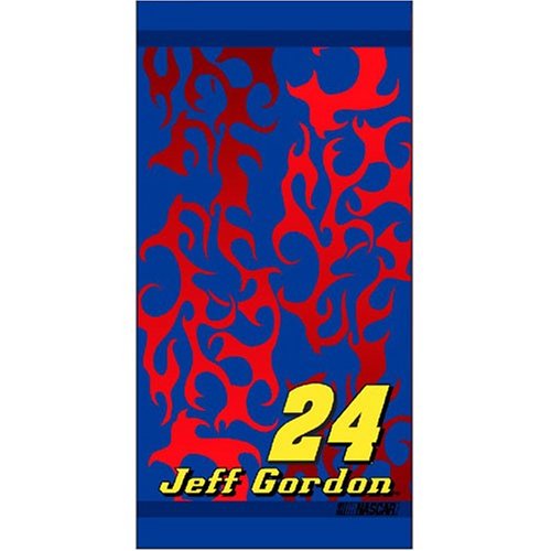 Nascar Beach Towels Jeff Gordon Flame Track Towel