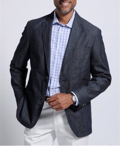 Jeans Sakko von Class in Dark Blue