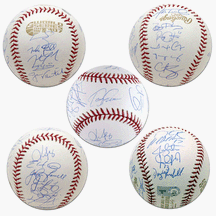 Boston Red Sox 2007 World Series 24 Autographed Rawlings MLB Baseball