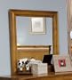 Bedroom Mirror Louis Philippe Style in Light Brown Finish