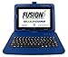 DURAGADGET Premium Quality 10.1-inch Faux Leather Micro USB 2.0 Tablet Keyboard Case in Blue for the FUSION5 XTRA POWER4 Tablet PC