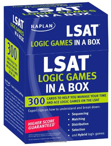 Kaplan LSAT Logic Games a Box