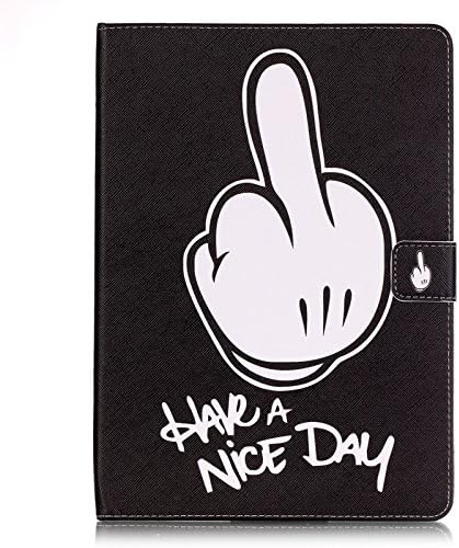 Hismo iPad Mini 1 2 3 Case High Heel Printed Slim PU Leather Flip Folio Smart Card Slot Case Stand iPad Mini 3 Case Cover with Auto Wake/Sleep Function for iPad Mini 2 (Nice Day)