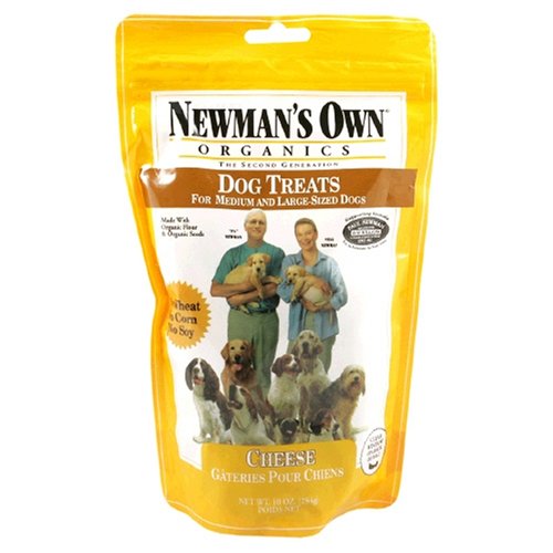 Newman's Own« Organics Dog Treats, Medium Sized, Cheese, 10-Ounce Bags (Pack of 6)