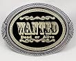 Diego Jones Wanted Dead or Alive Custom Designed Buckle