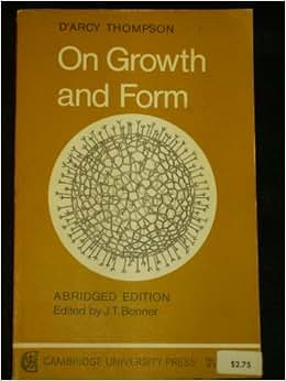 On Growth and Form: D'arcy Wentworth Thompson: Amazon.com: Books