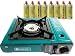 PORTABLE GAS COOKER STOVE + 8 BUTANE BOTTLES CAMPING