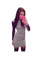 Sexy Raglan Sleeves Leather Bodycon Dress 