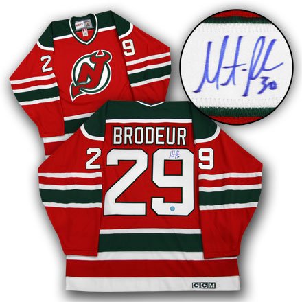 MARTIN BRODEUR New Jersey Devils SIGNED 1st Game Jersey