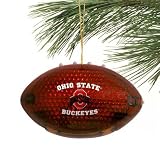 Ohio State Buckeyes Acrylic Light Up Football 4" Ornament