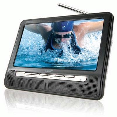 Coby TFTV891 8-Inch Portable Widescreen LCD TV with ATSC/NTSC Tuner and Integrated Telescopic Antenna (Black)